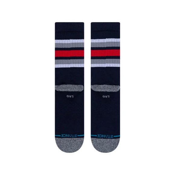 Stance New England NE Patriots Pats Backfield Socks Navy Blue A556C20BPT… - Picture 3 of 3